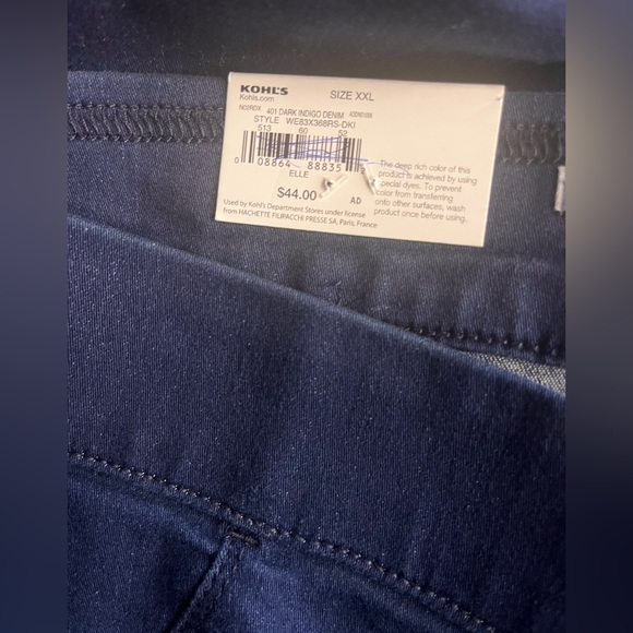 NWT Elle Navy Blue Jeggings !! - Picture 3 of 7